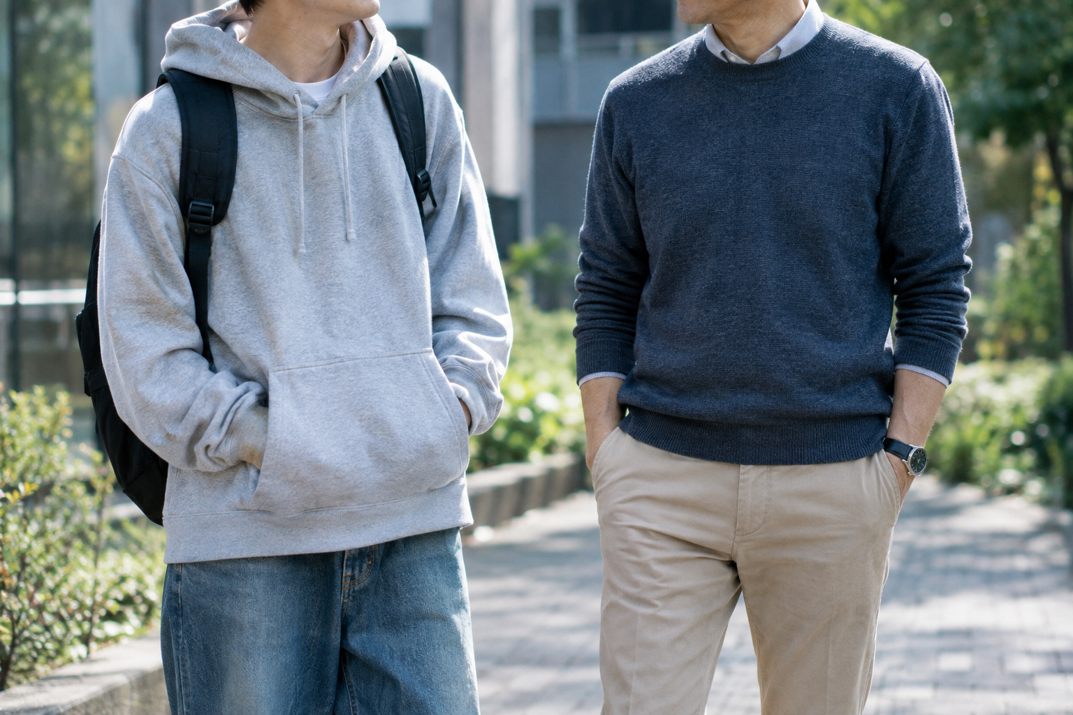 19歳と55歳の男性